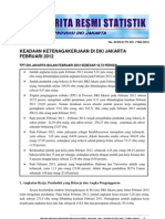 Berita Resmi Statistik DKI Jakarta - Edisi 2012, No. 23/05/31/Th XIV, 7 Mei 2012