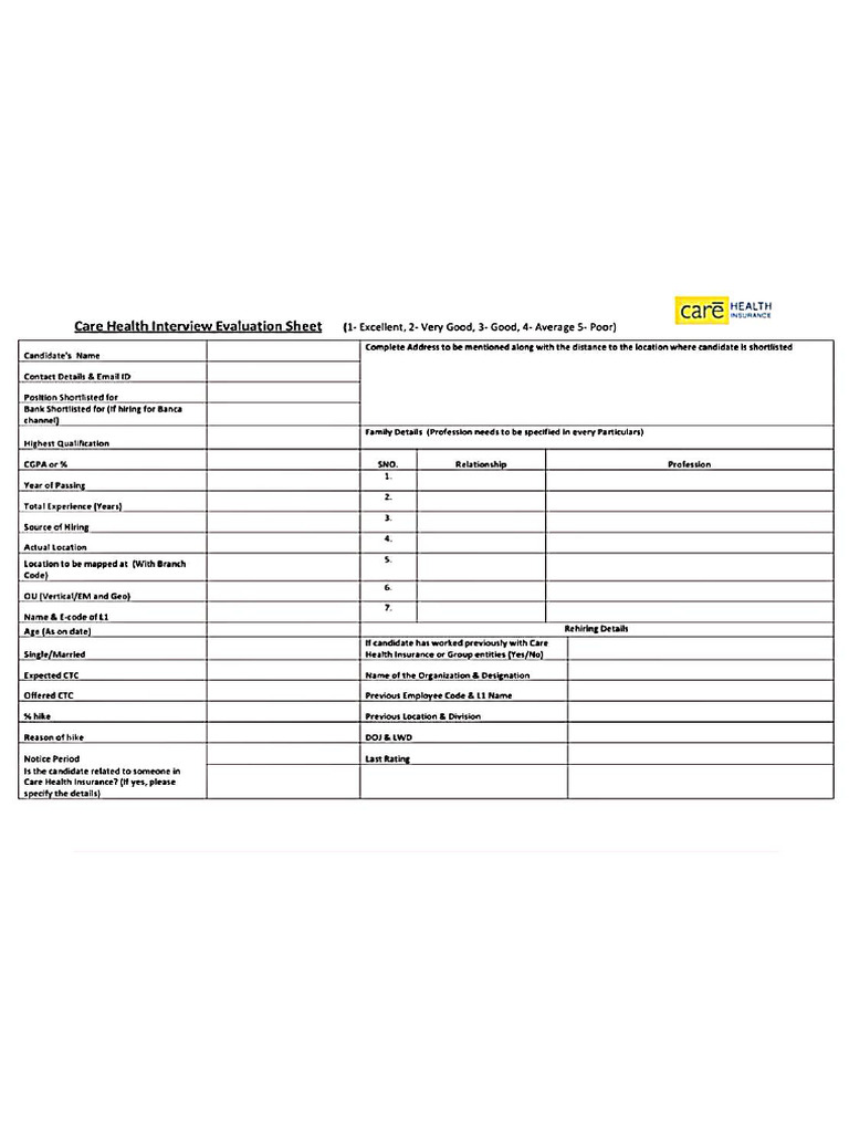 Rise Form | PDF