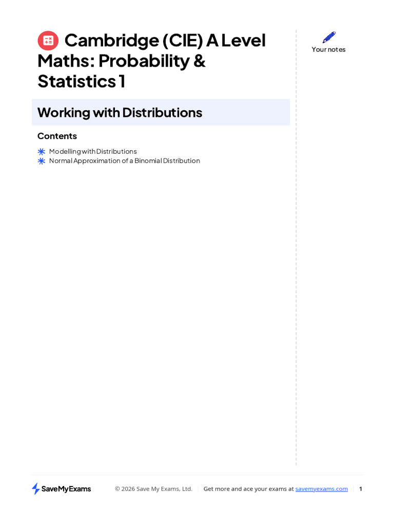 Working With Distributions | PDF | Probability Distribution | Normal ...