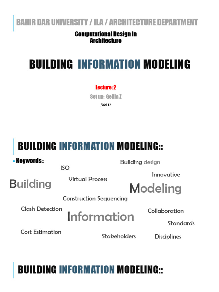 Lecture 2 | PDF | Building Information Modeling | Computing