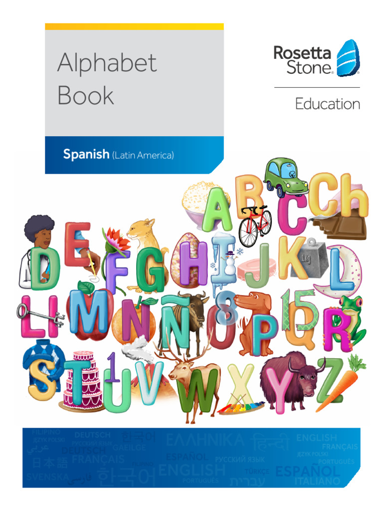 ES AlphabetBook | PDF | Linguistics | Languages