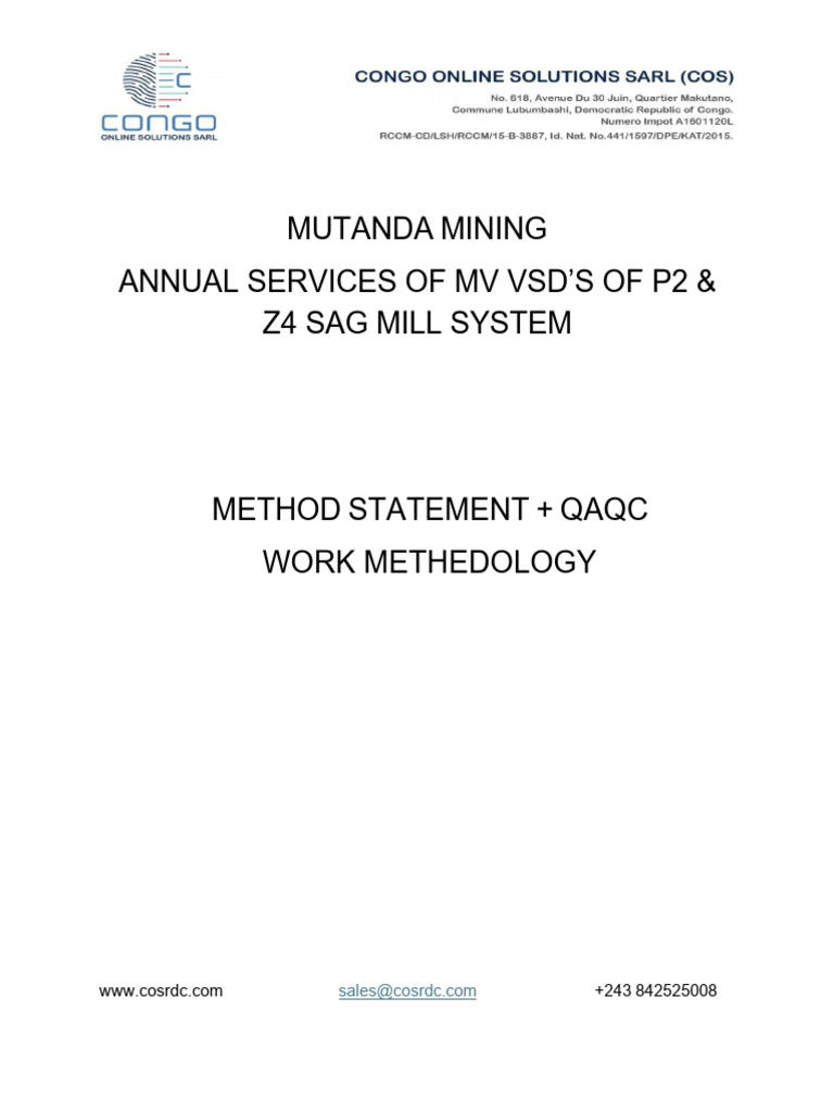 Method Statement QAQC Plan 2026 | PDF | Quality Assurance | Quality ...