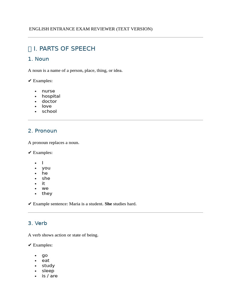 English Notes | PDF | Verb | Linguistic Typology