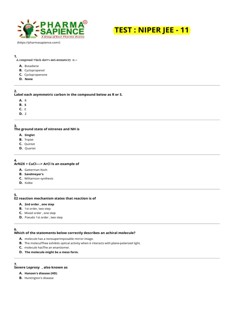 Niper 11 | PDF | Surfactant | Dna