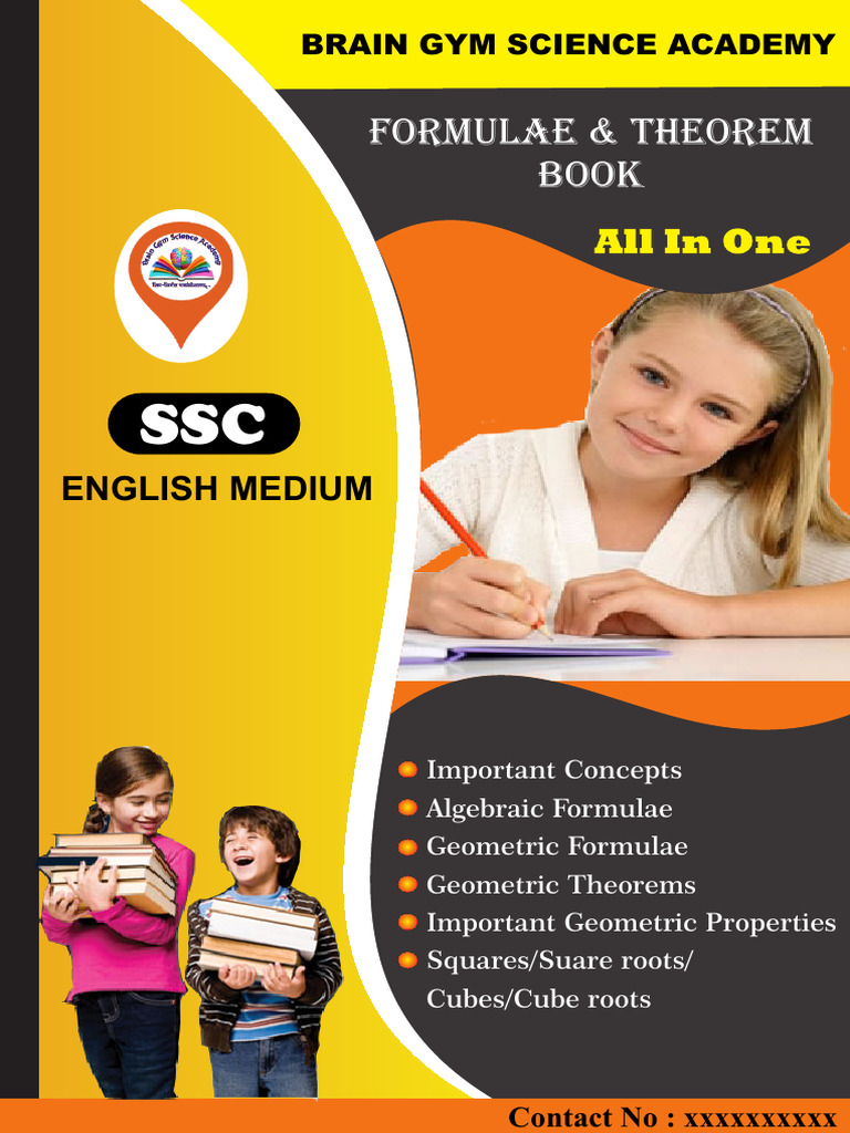 10th ENG Formulae Book - 20260321 - 162402 | PDF | Zero Of A Function ...