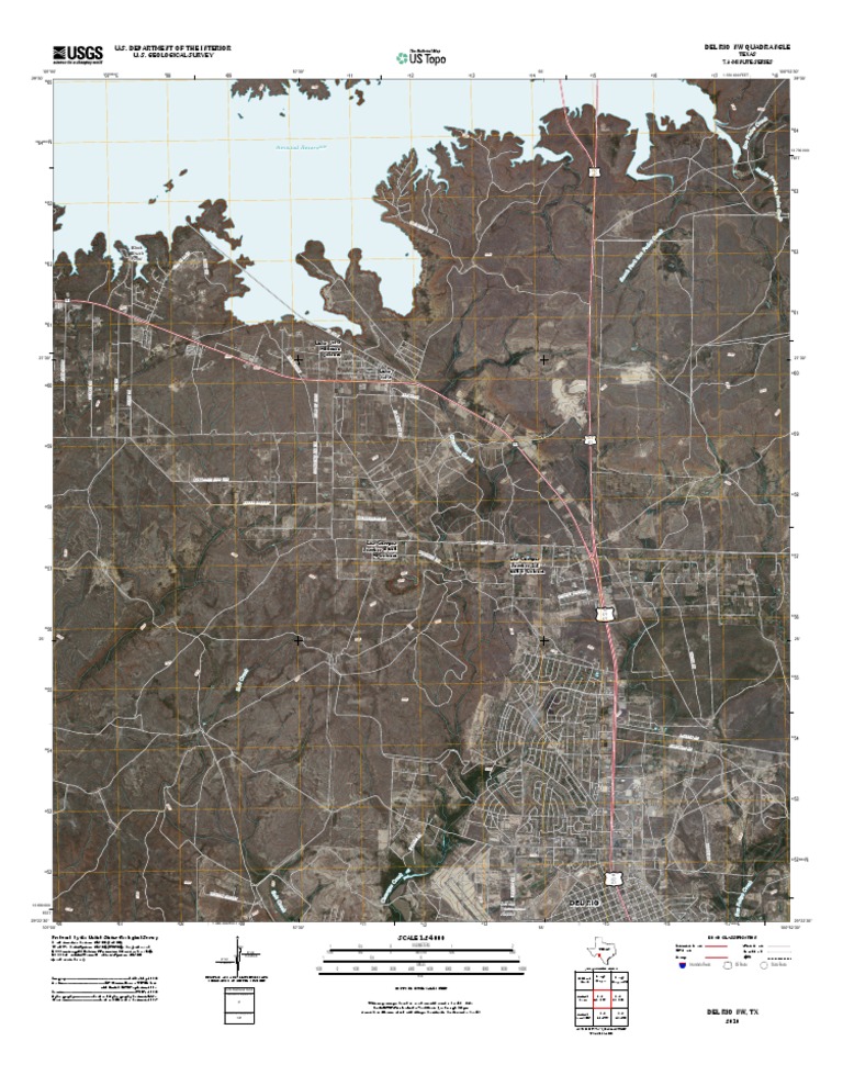Topographic Map of Del Rio NW | PDF | United States Geological Survey ...