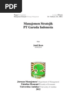 Analisis Strategi Manajemen Pada Pt Garuda Indonesia