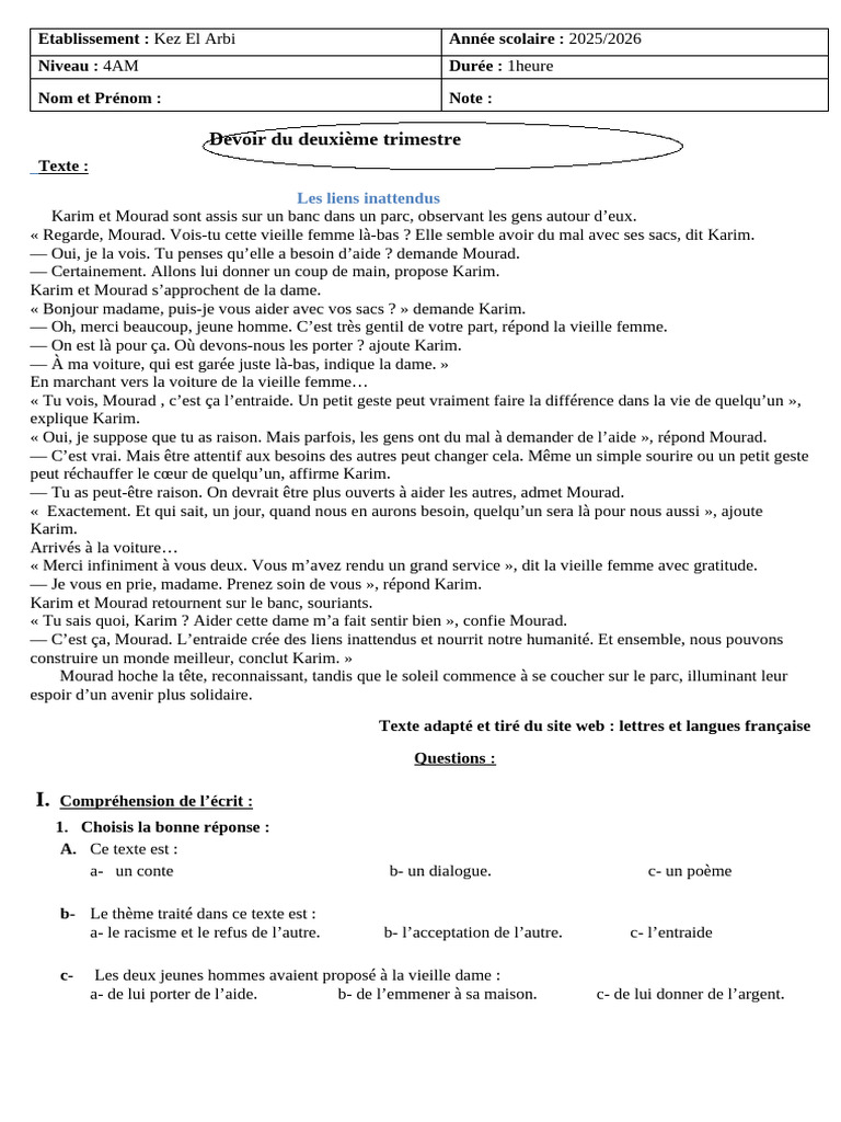 L'entraide | PDF