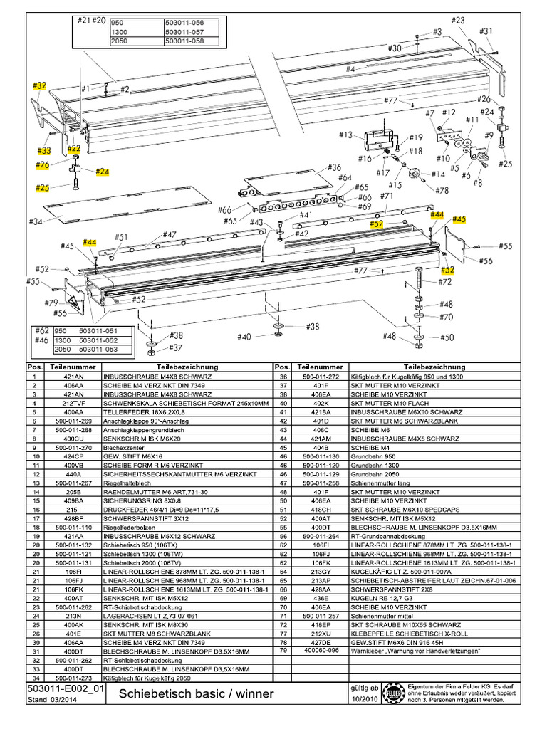 Extracted 8. Sliding Table | PDF