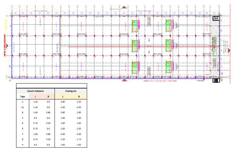 Footing Tentative Design | PDF