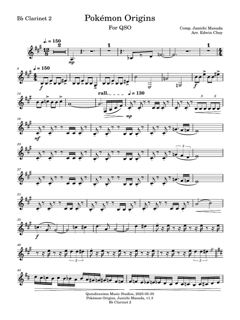 Pokemon Origins Rby Performed by Qso 6 | PDF | Video Game Publishers ...