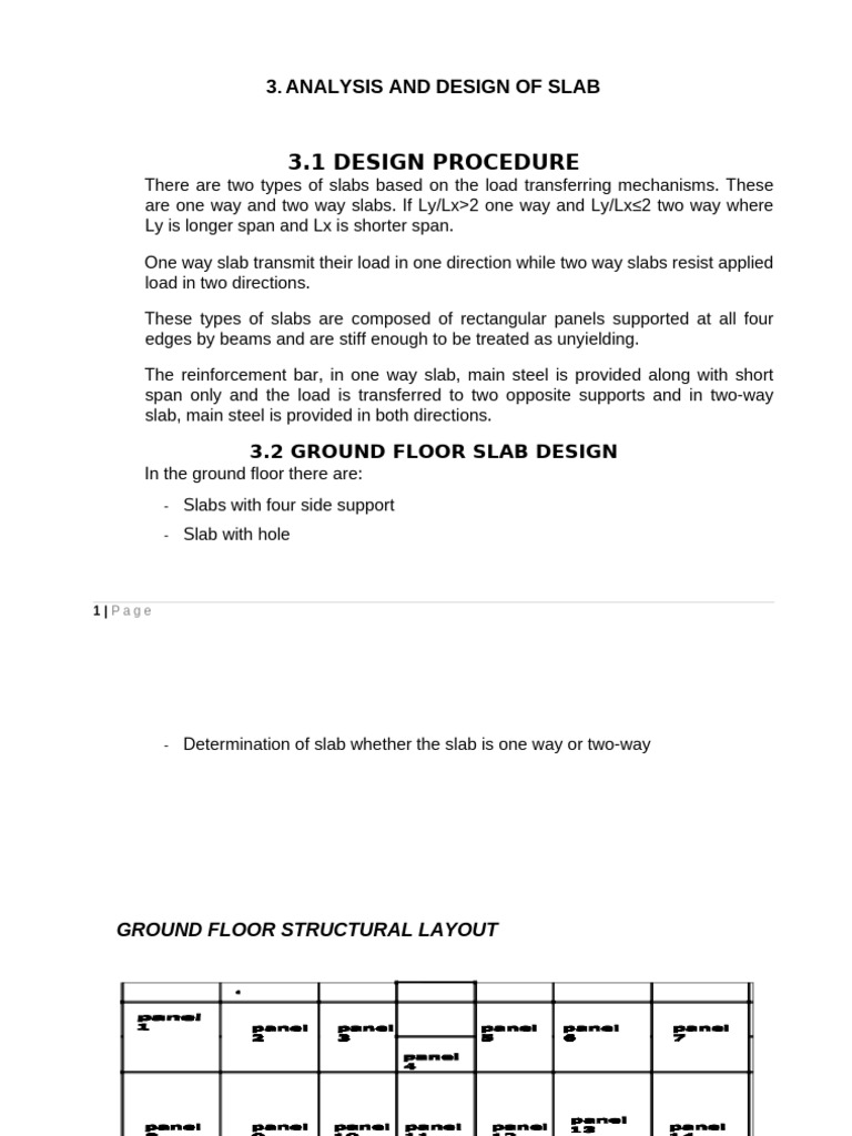 Analysis and Design of Slab Integral Wajkdf | PDF | Architectural ...