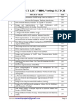 Vlsi Projects