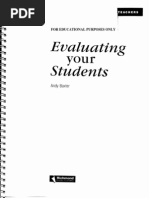 Download Assessment and Evaluation - Chapters From Baxters Evaluating Your Students by Yamith J Fandio SN101553183 doc pdf
