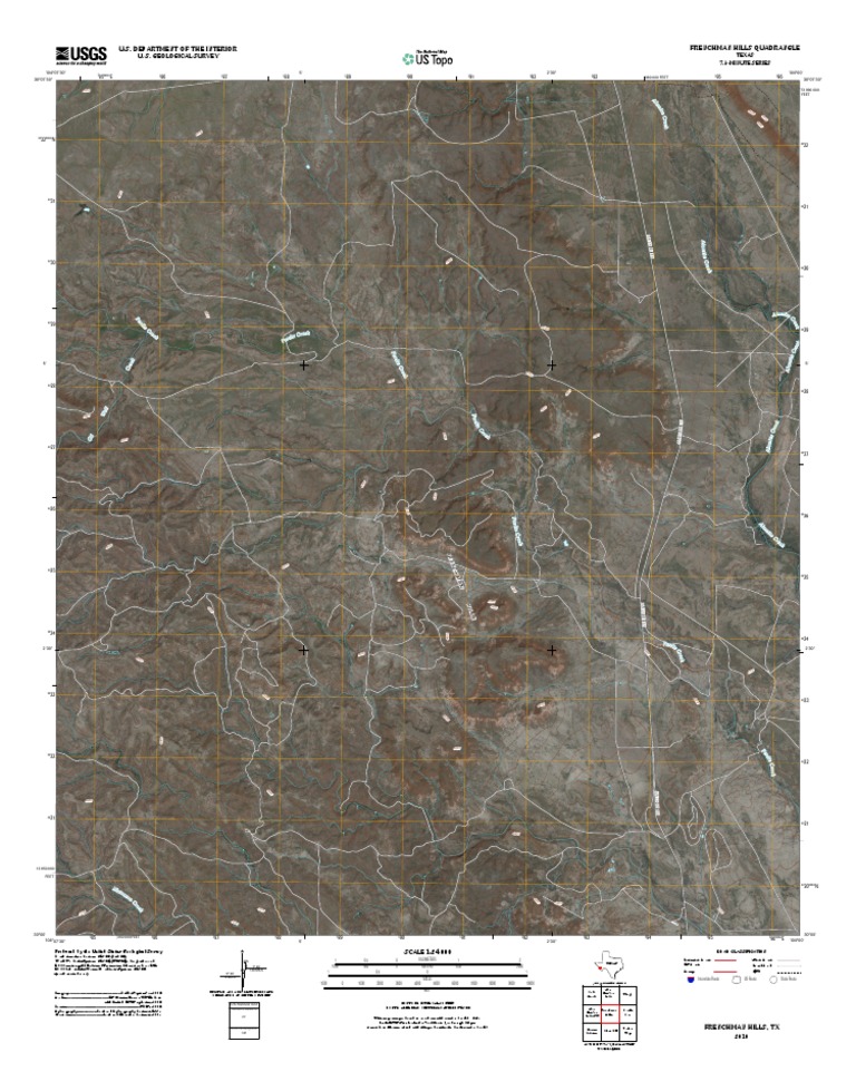 Topographic Map of Frenchman Hills PDF