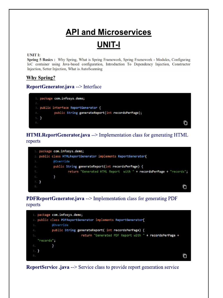 API Unit-1 | PDF
