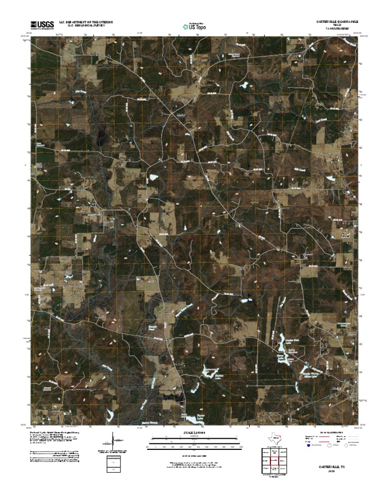 Topographic Map of Carterville PDF
