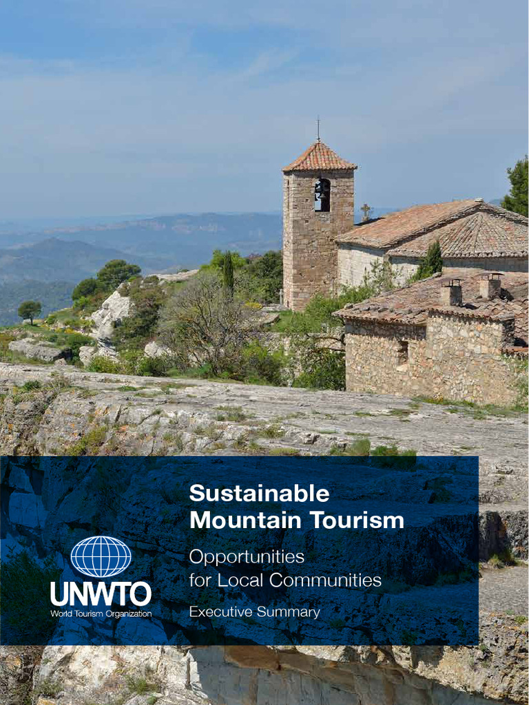 2018 Sustainable Mountain Tourism Opportunities For Local Communities ...