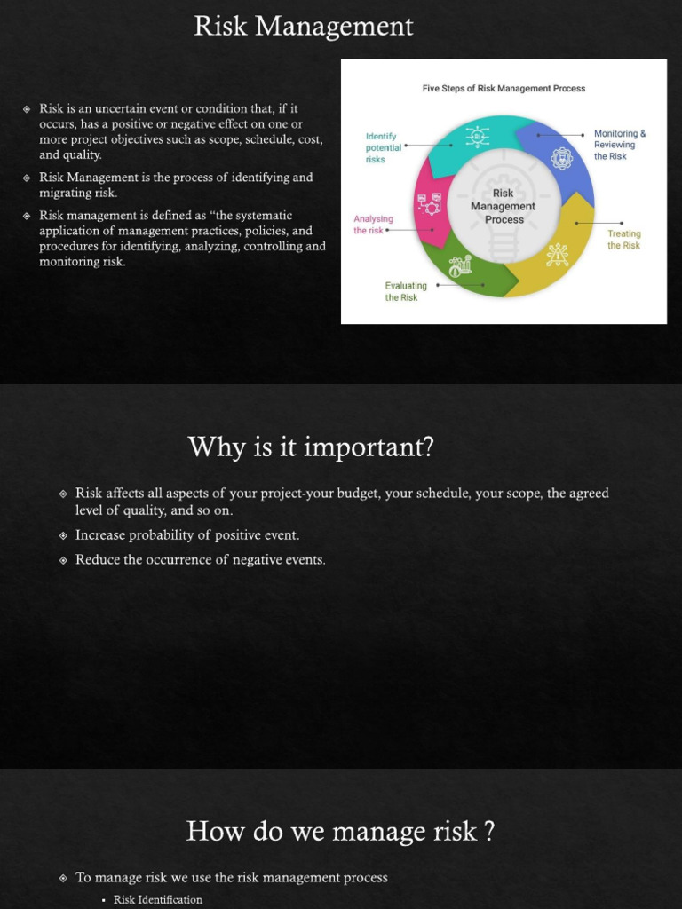 Unit 5 - Risk Management | PDF