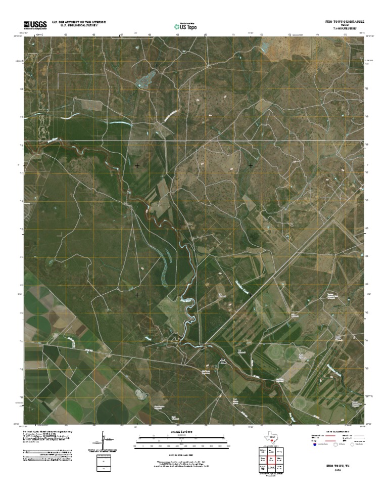 Frio Town Texas 7.5-Minute Map | PDF | United States Geological Survey ...