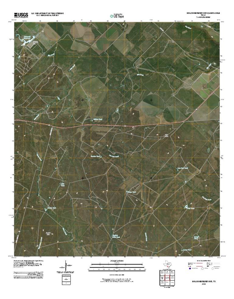 Topographic Map of Reservoir PDF United States Geological