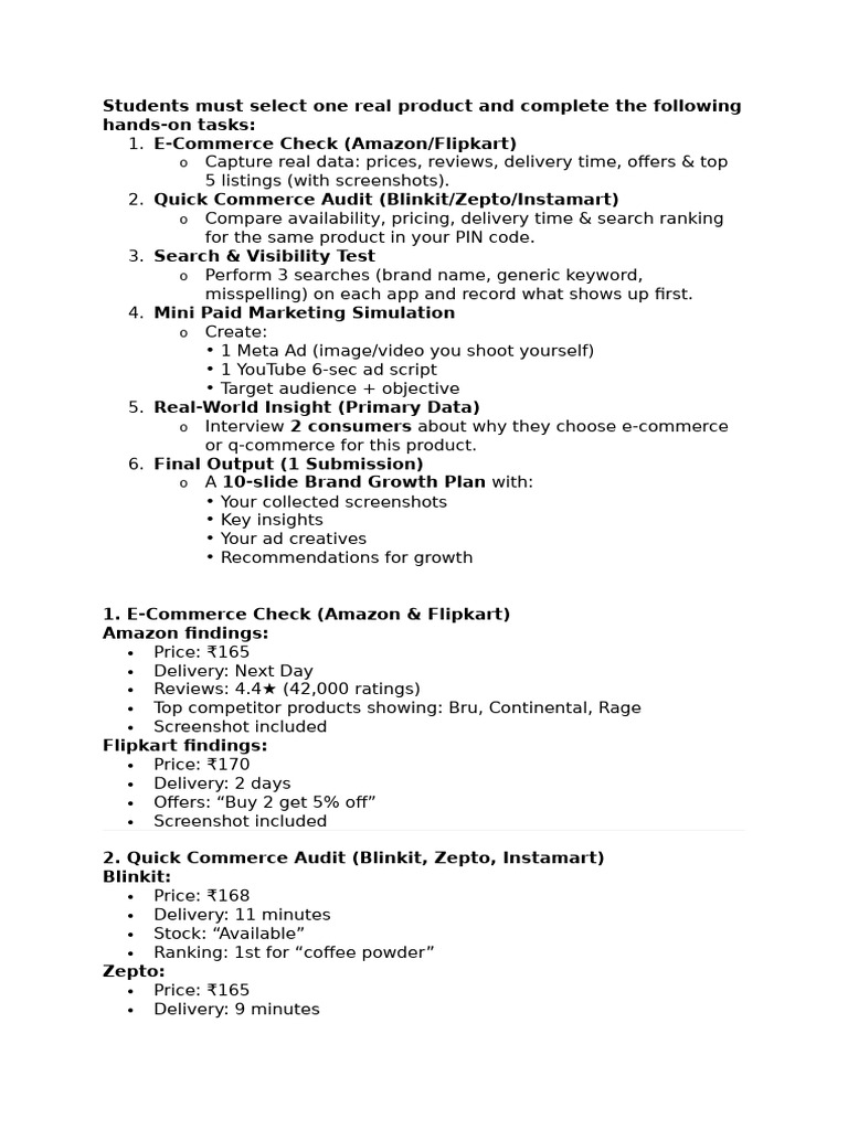 End Term Project - Ecomm | PDF | E Commerce | Business