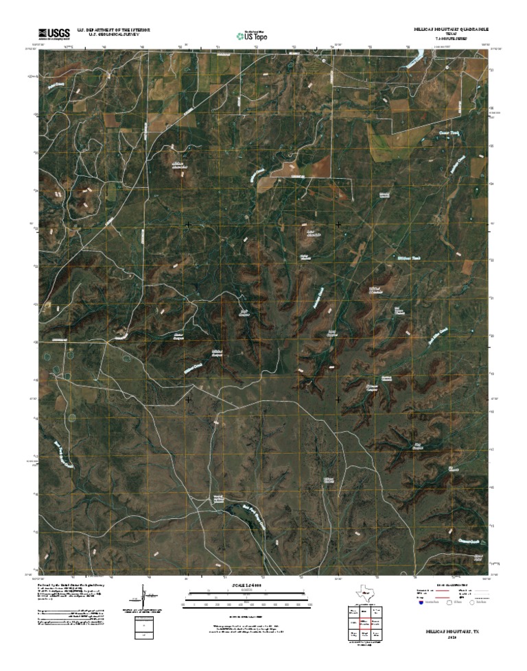 Millican Mountains Topographic Map | PDF