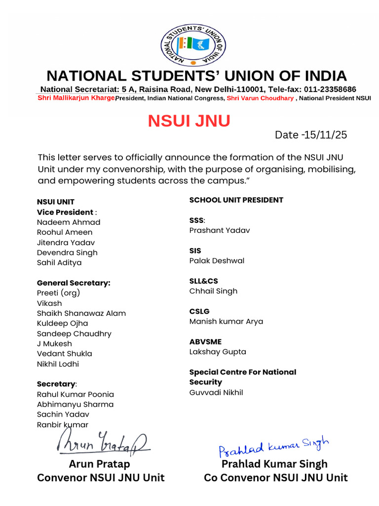 Nsui Jnu Unit | PDF