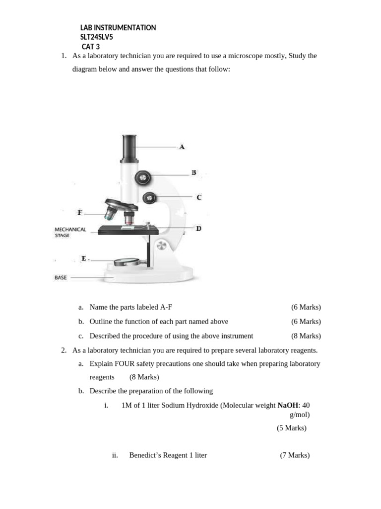 Cat 3 Lab Instrumentation | PDF