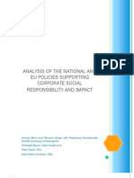 Analysis of National and EU Policies Supporting CSR and Impact. IMPACT Working Paper No. 2