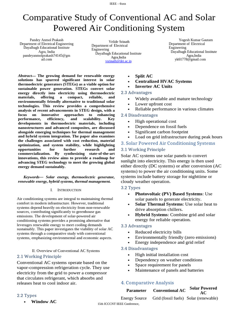Anmol IEEE Project Paper | PDF | Solar Power | Photovoltaics