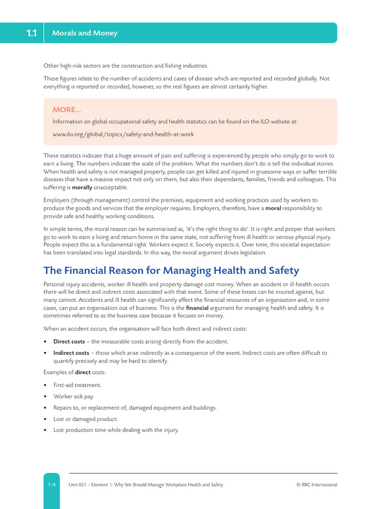 Nebosh Ig1 New Book 22 | PDF | Occupational Safety And Health