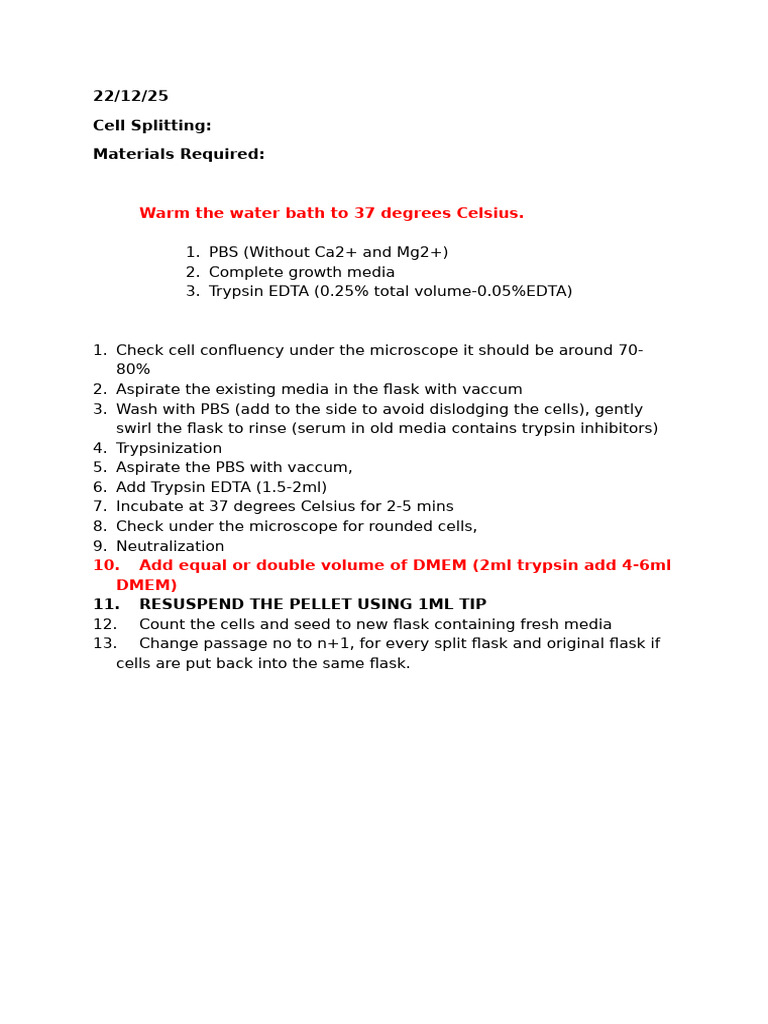 Cell Splitting | PDF