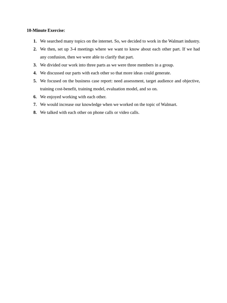 Evaluation Form & Group Activity 4 | PDF