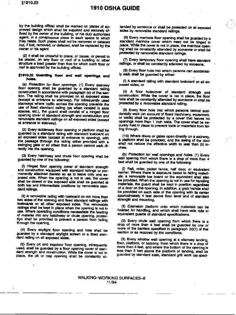 Osha Ladder STDS | PDF
