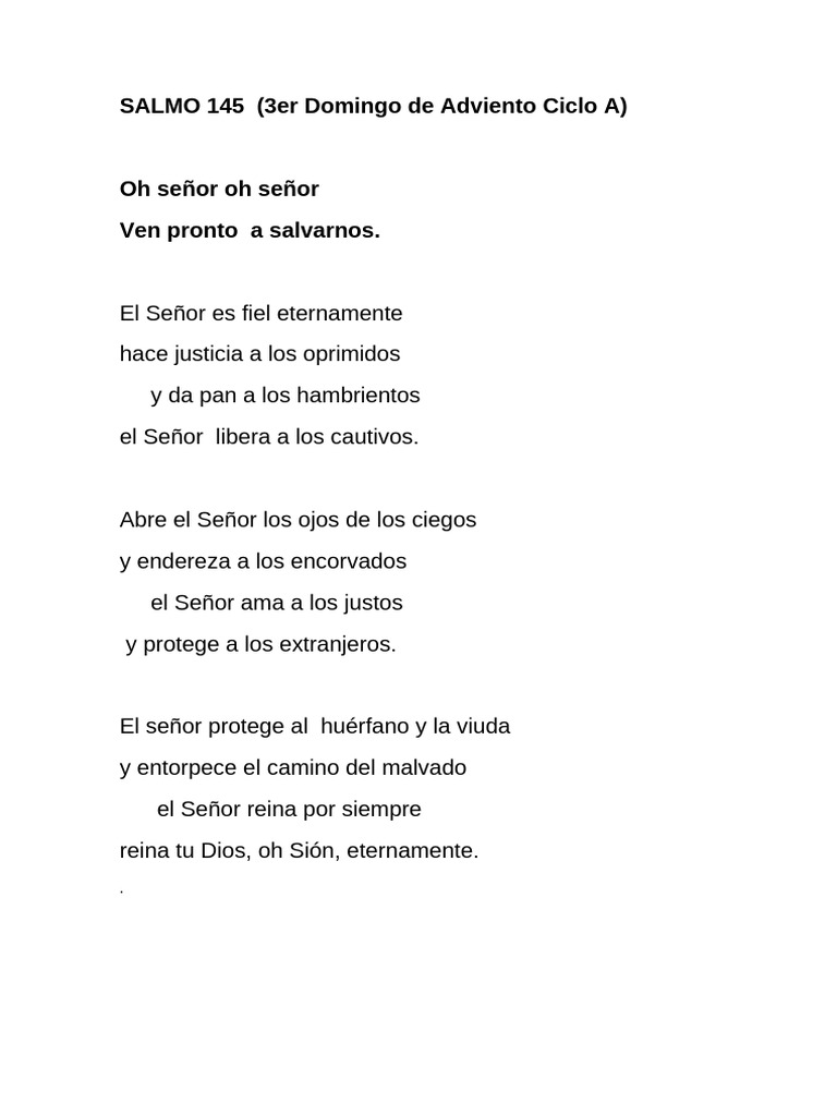Salmo 145 | PDF
