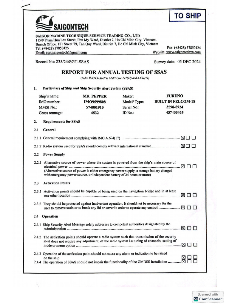 08-SSAS Test RPT | PDF