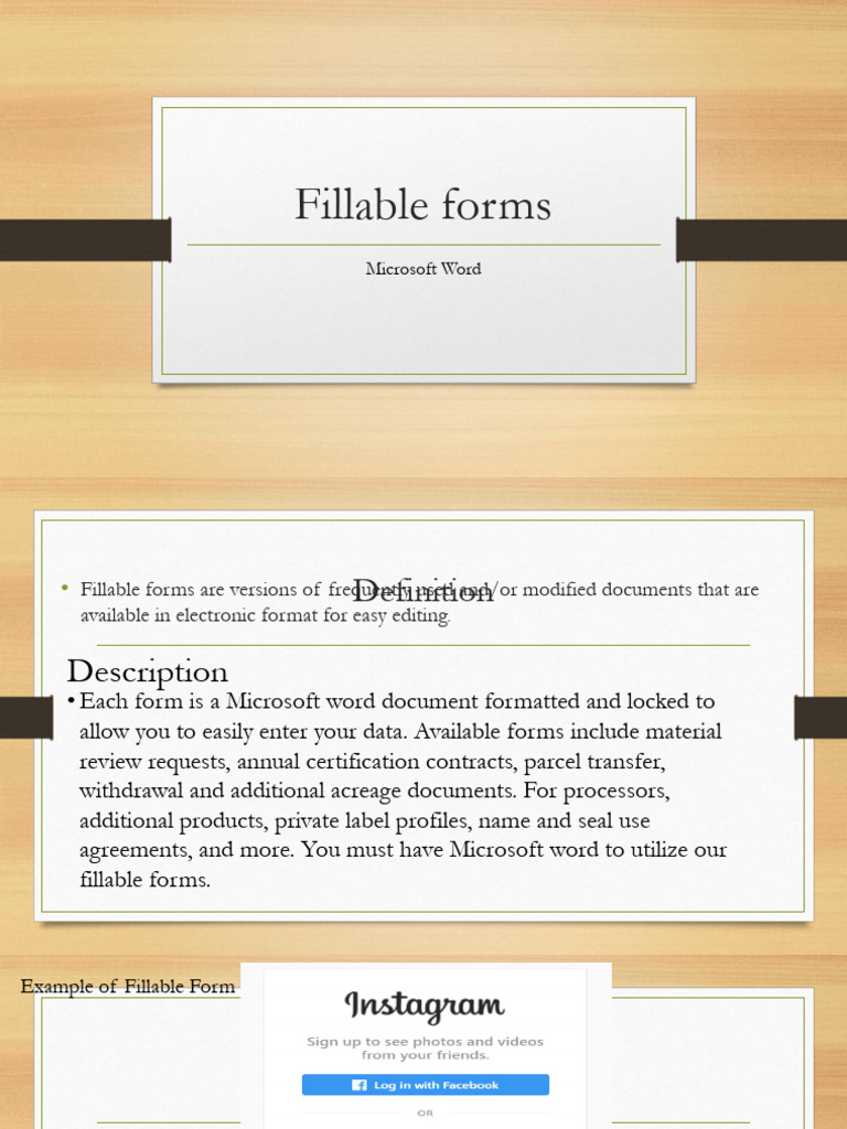 Fillable Forms | PDF | Microsoft Word | Software