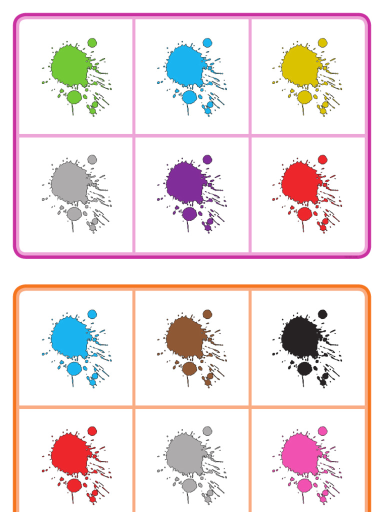Colour Splat Boards | PDF