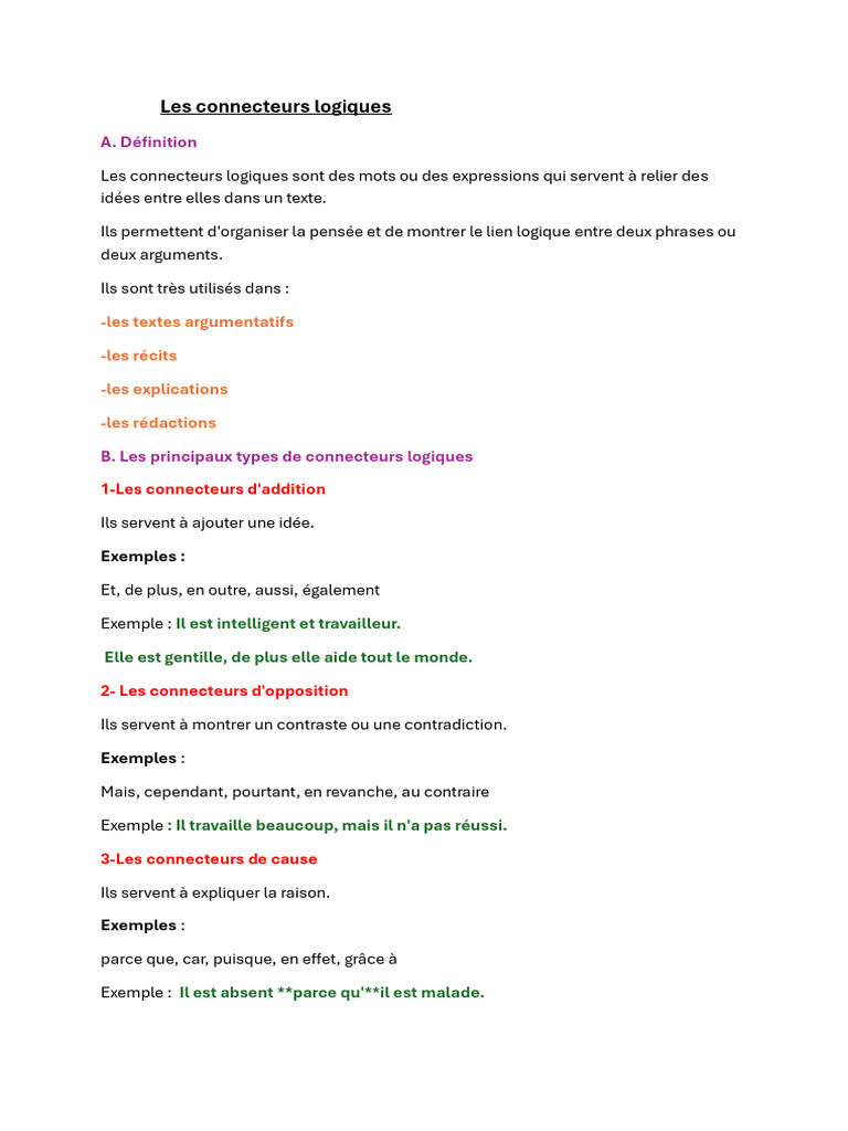 Connecteurs Logiques | PDF