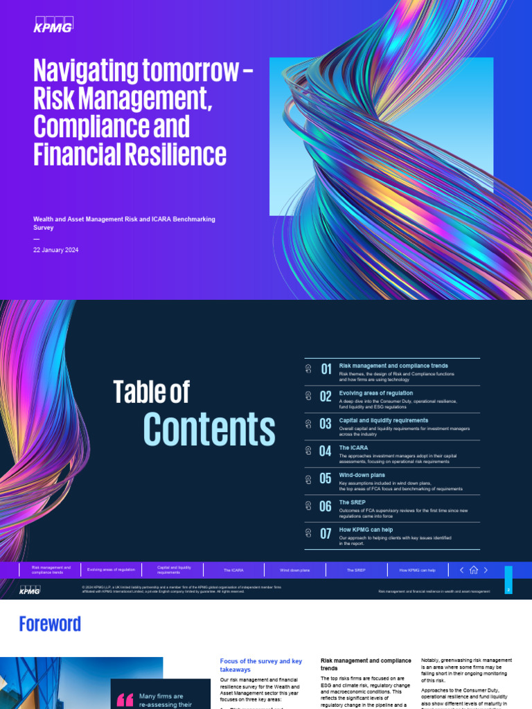 KPMG Risk II | PDF | Regulatory Compliance | Risk Management