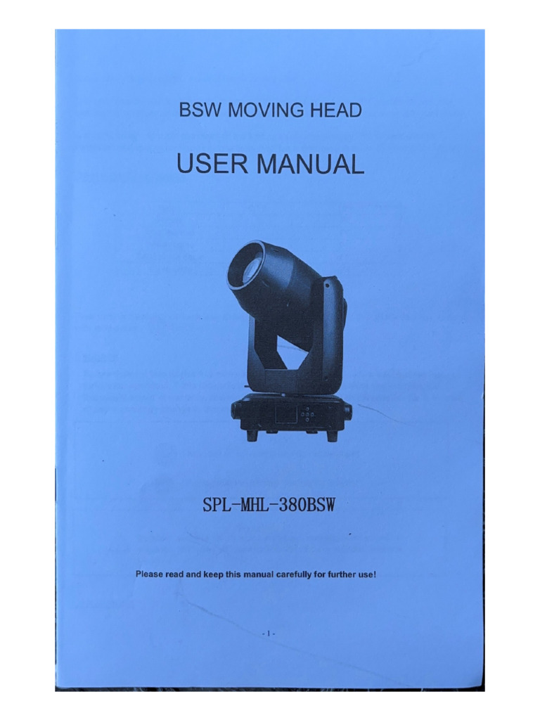 BSW Moving Head | PDF