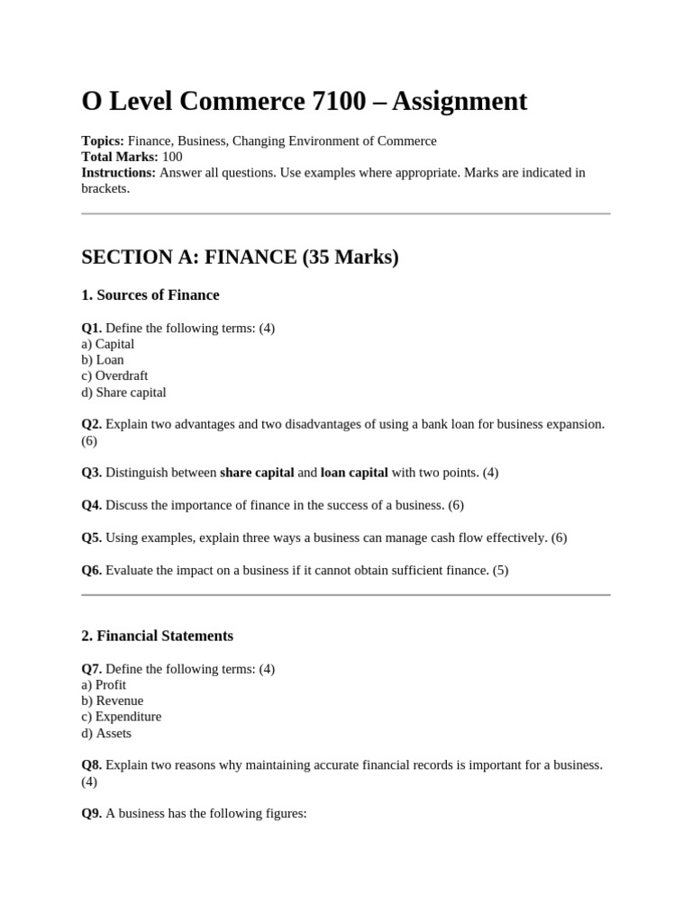 Test 1 | PDF | Expense | Business