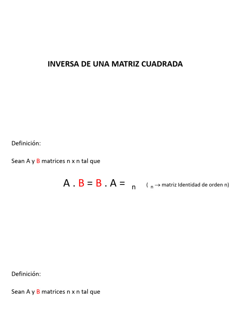 Inversa 2021 | PDF | Matriz (Matemáticas) | Álgebra lineal