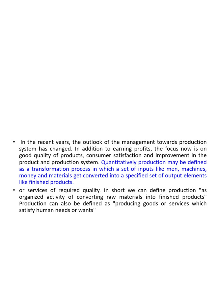 Productivity and Production | PDF | Factors Of Production | Workforce ...