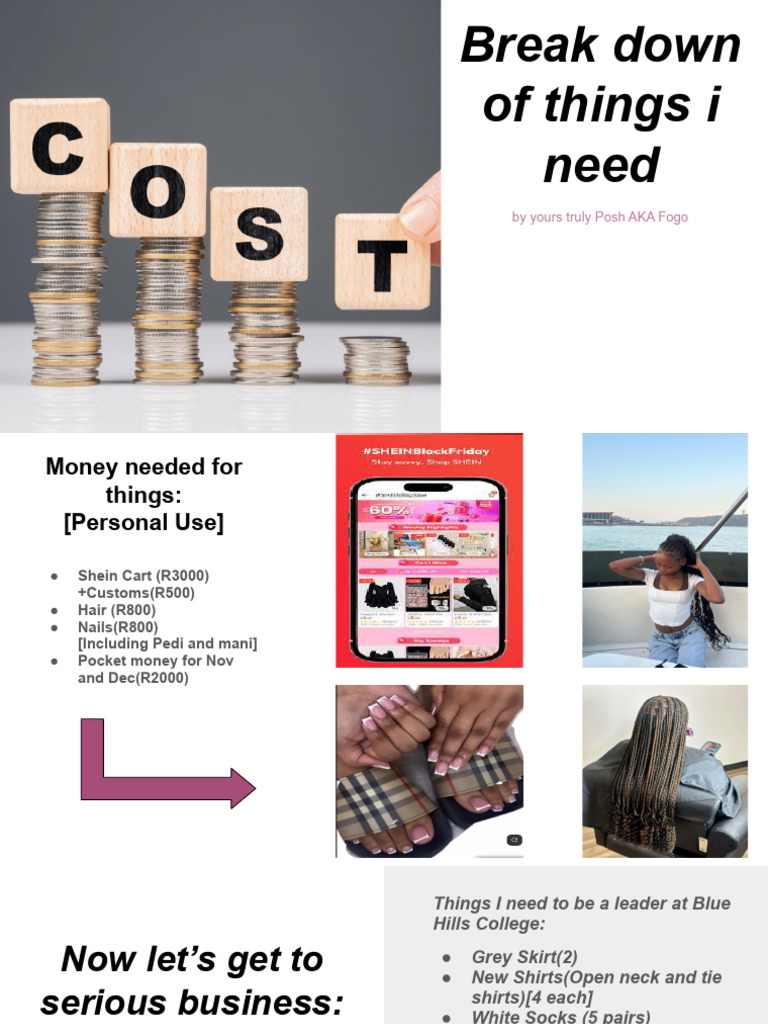 Estimation of How Much I Need | PDF