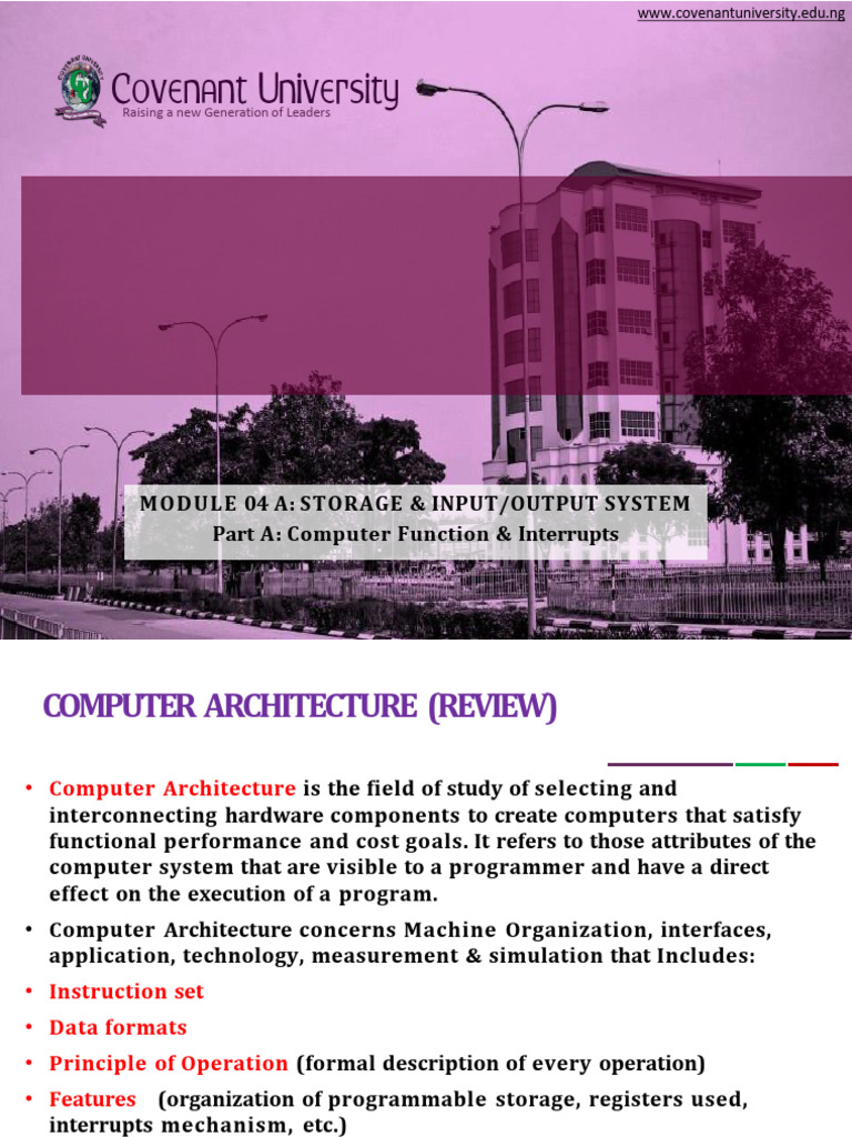 CEN311 Module 4 | PDF | Central Processing Unit | Computer Architecture