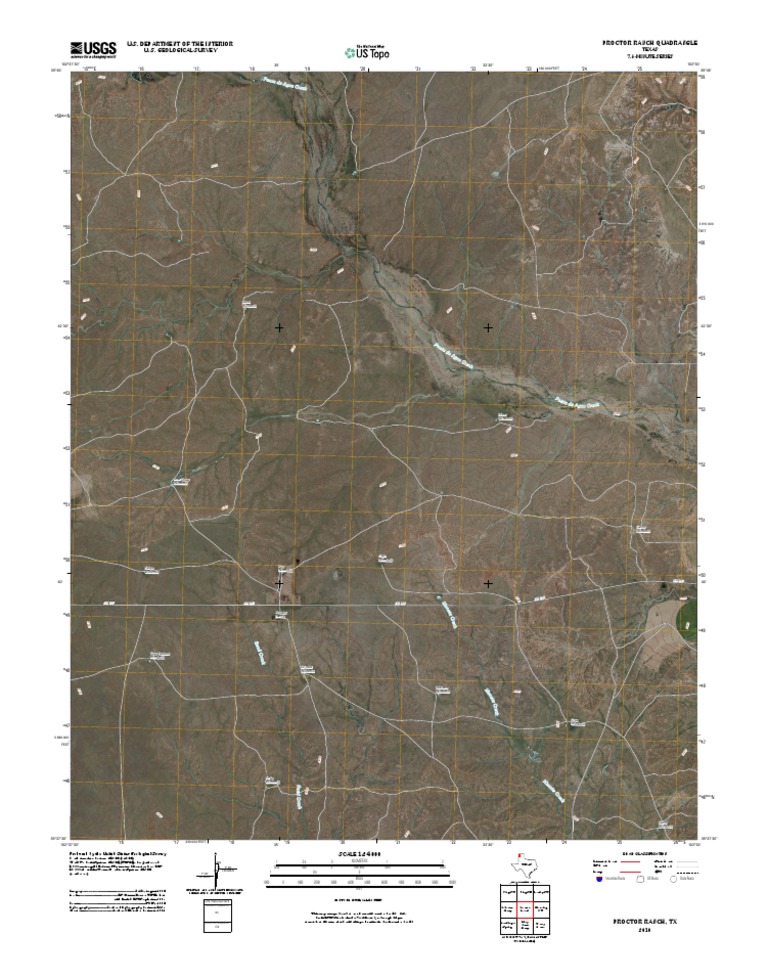 Topographic Map of Proctor Ranch | PDF | United States Geological ...