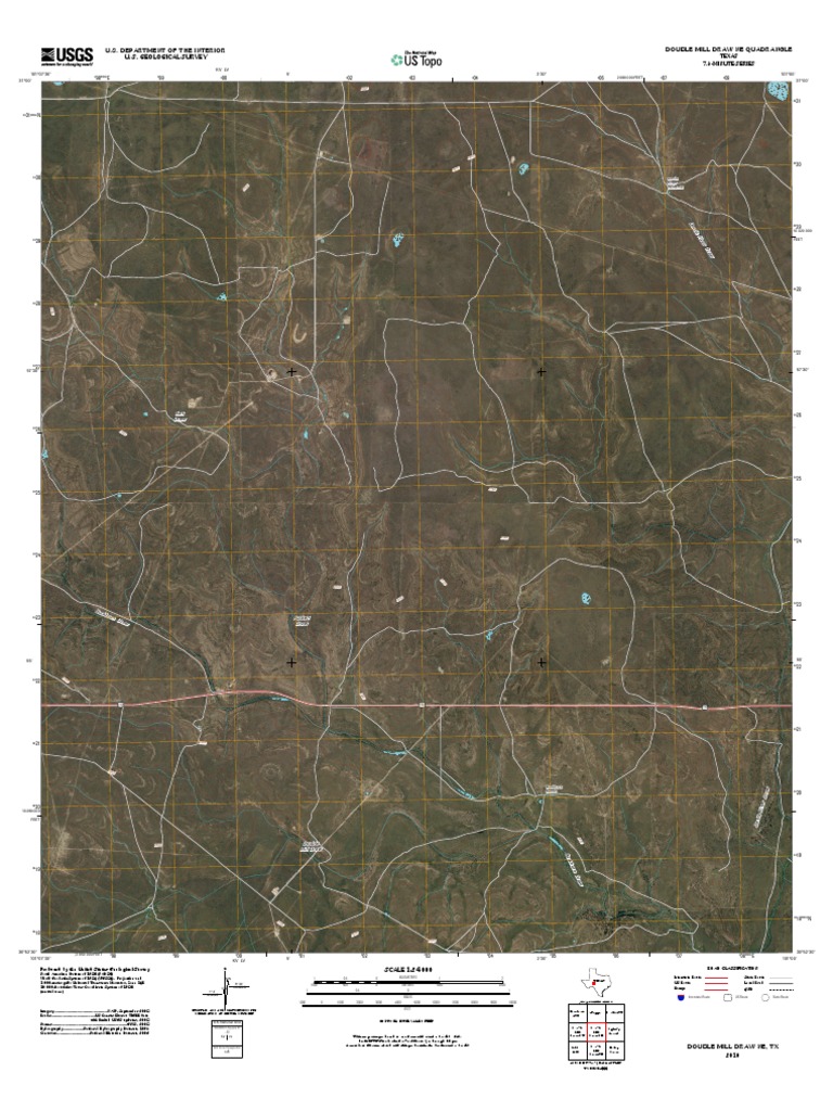 Topographic Map of Double Mill Draw NE | PDF | Home & Garden