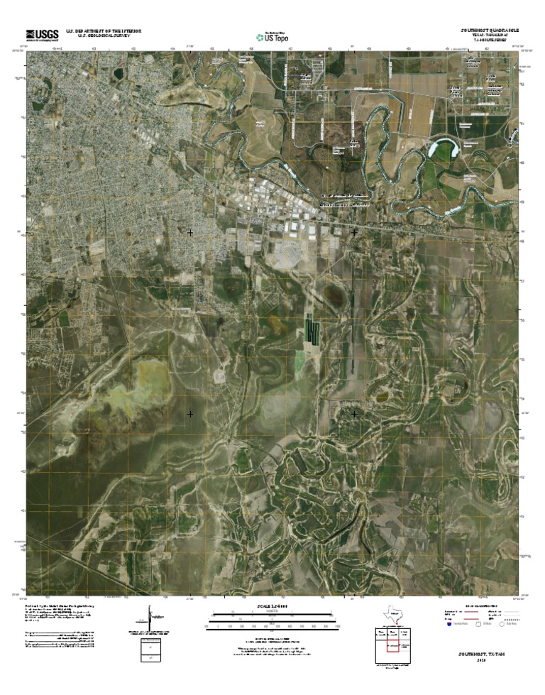 Topographic Map of Southmost | PDF